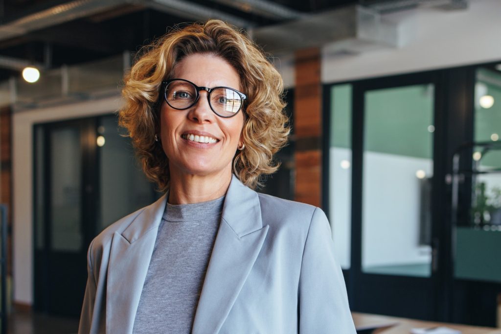 Female business leader - stock image