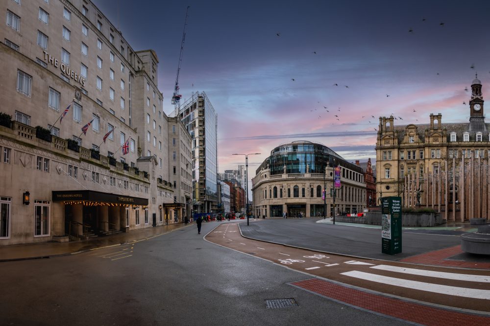 Leeds City Square - pic: Shutterstock / Clare Louise Jackson